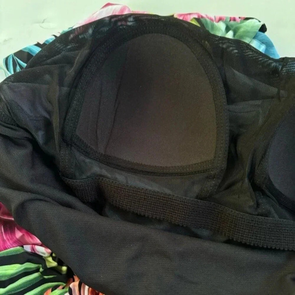 Swim Solutions Tummy-Control Off The Shoulder One Piece Swimsuit Size 12 NWT - Picture 9 of 12